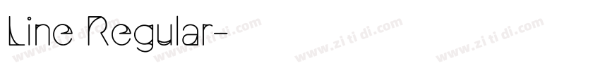 Line Regular字体转换